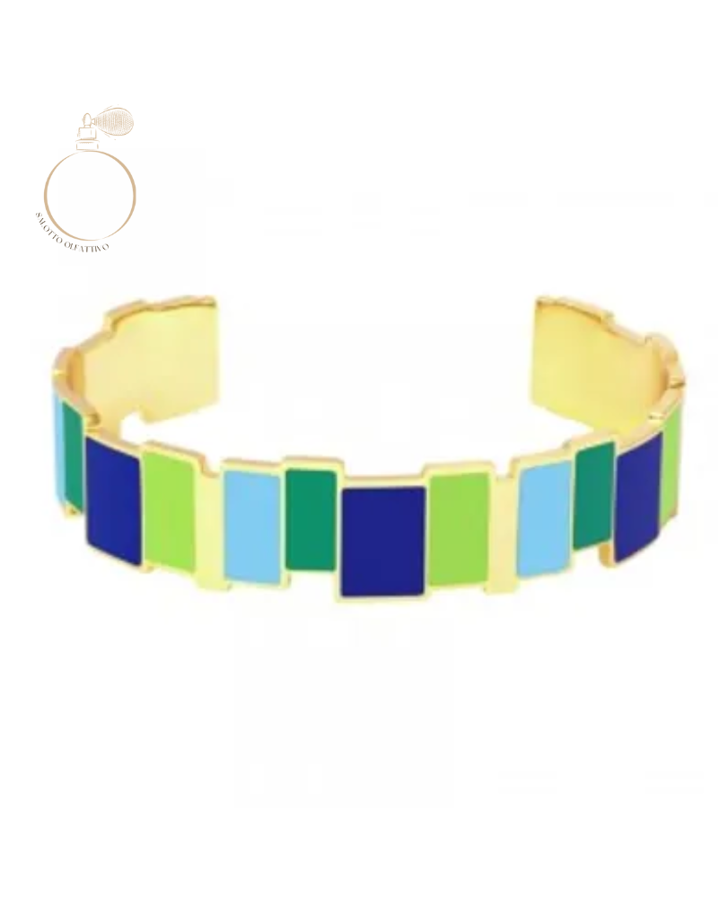 Bracciale Jonc Inès Multicolor - Verde Flash